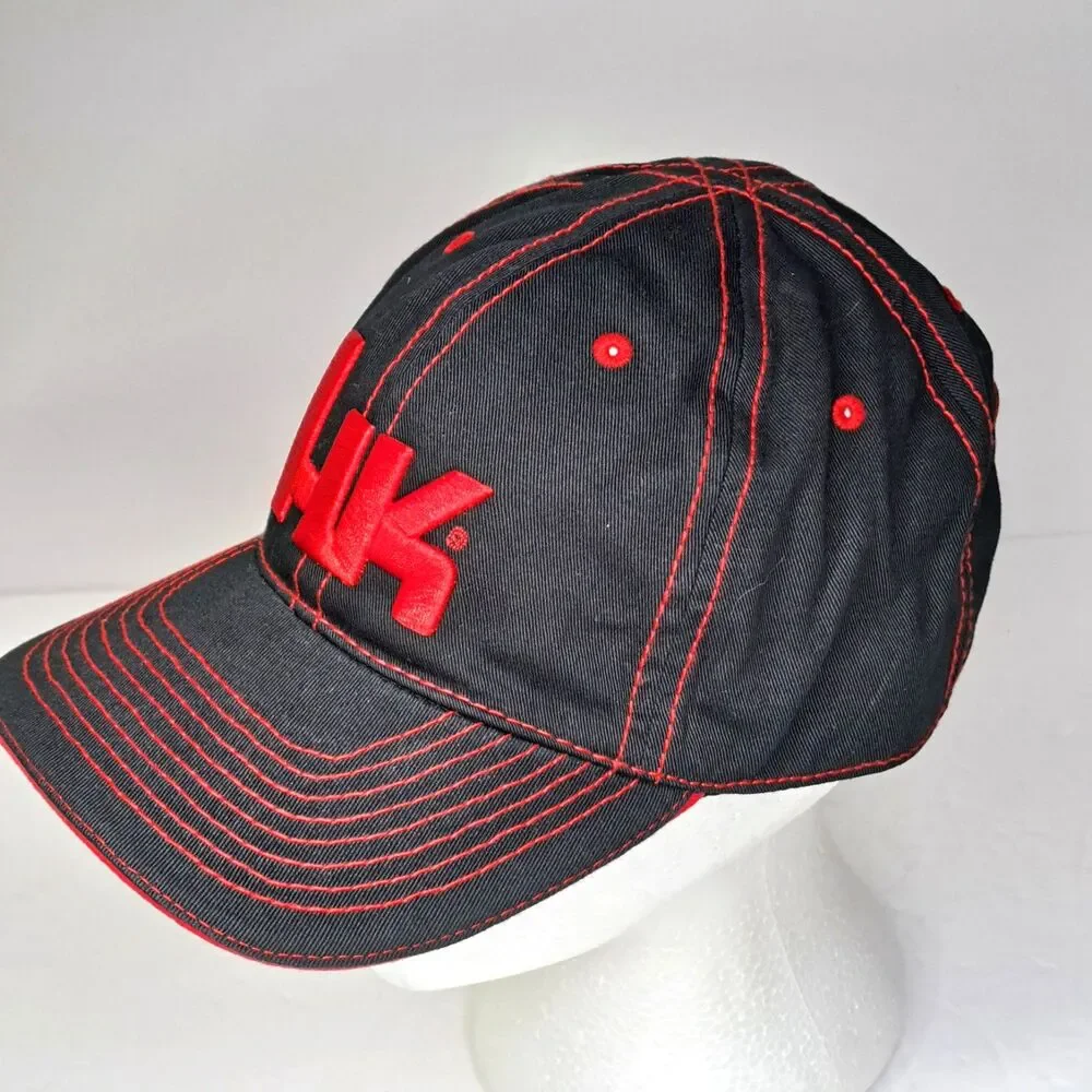Heckler & Koch Authentic Hk Black Range Shooter Tactical Baseball Cap Hat NEW - Picture 4 of 7